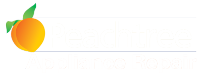 peachtree appliance repair logo white